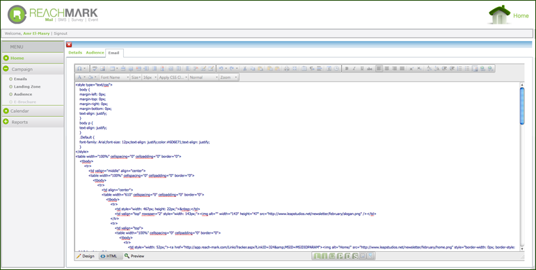 HTML Upload Facility